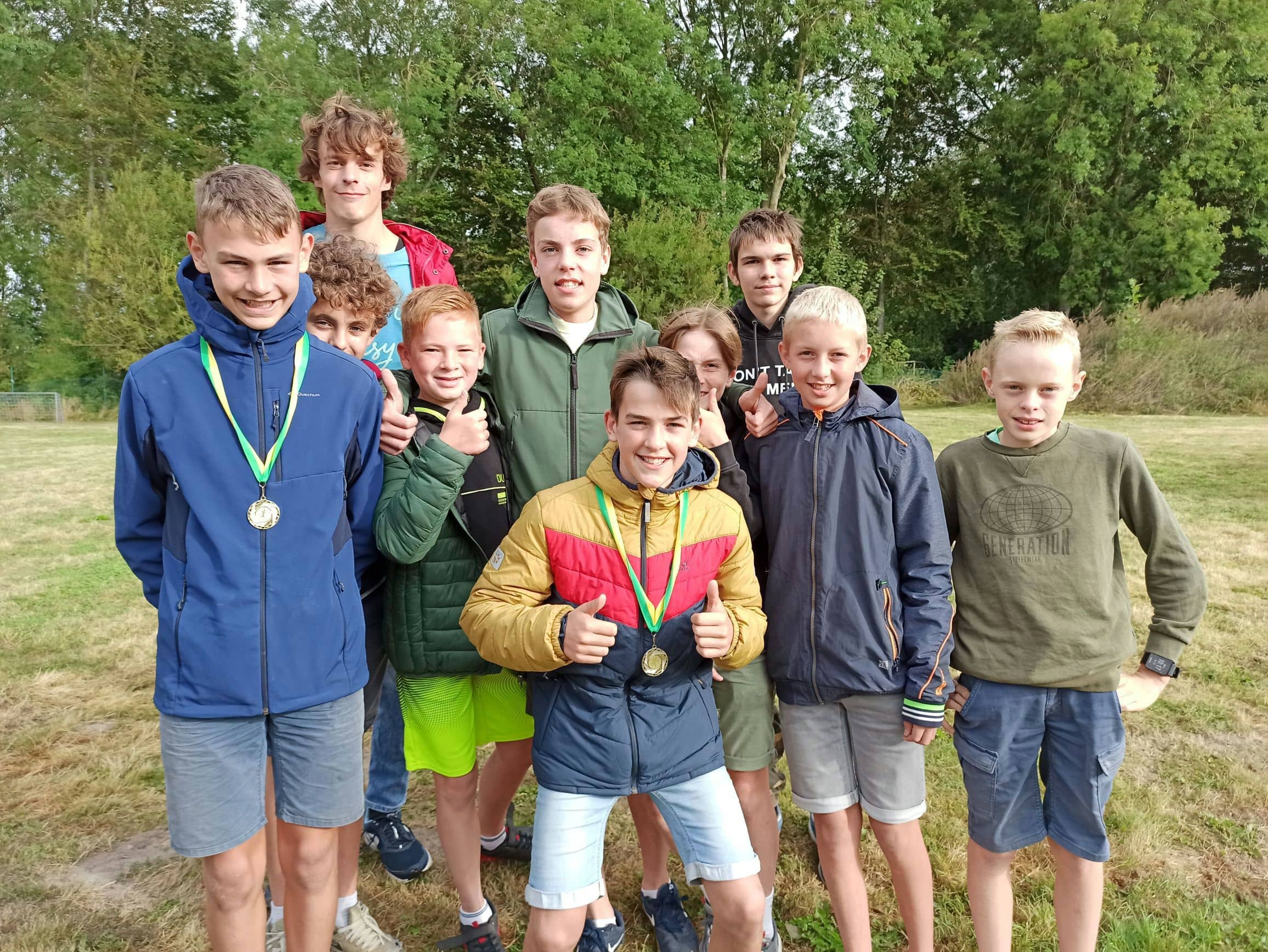 Mooie prestaties op de Scholenveldloop
