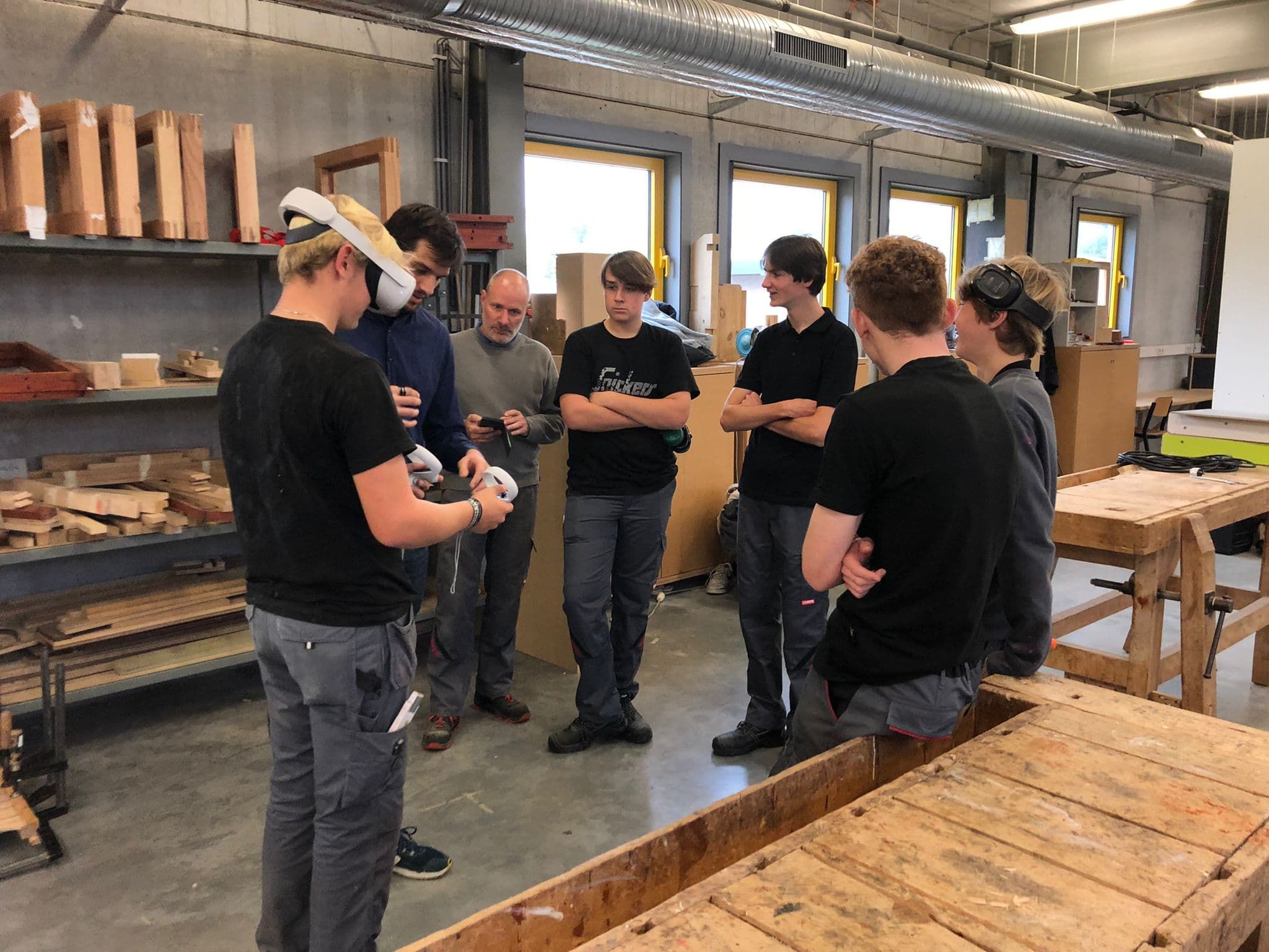 VR-training in de houtbewerking